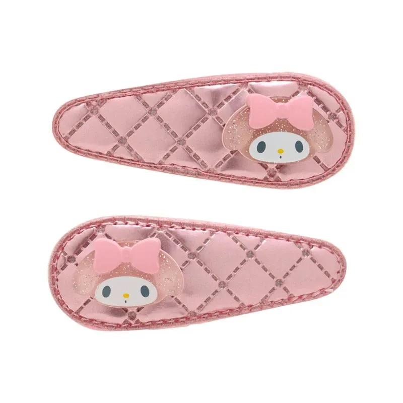 My Melody 2-pc Quilted Hair Clip Set sold by Sanrio