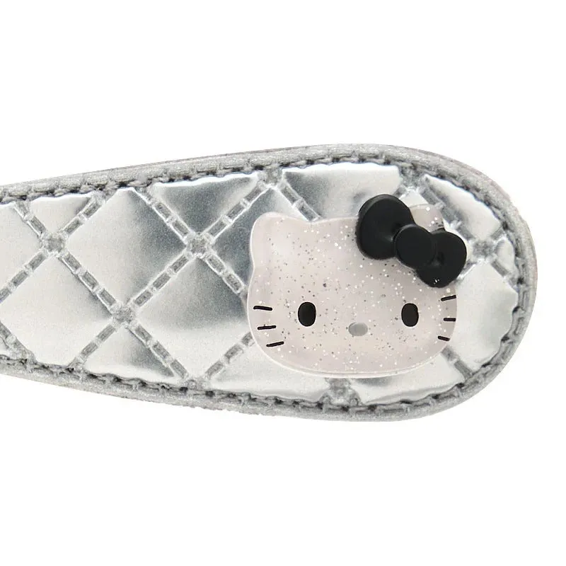 Hello Kitty 2-pc Quilted Hair Clip Set (Silver) sold by Sanrio product image thumbnail 3