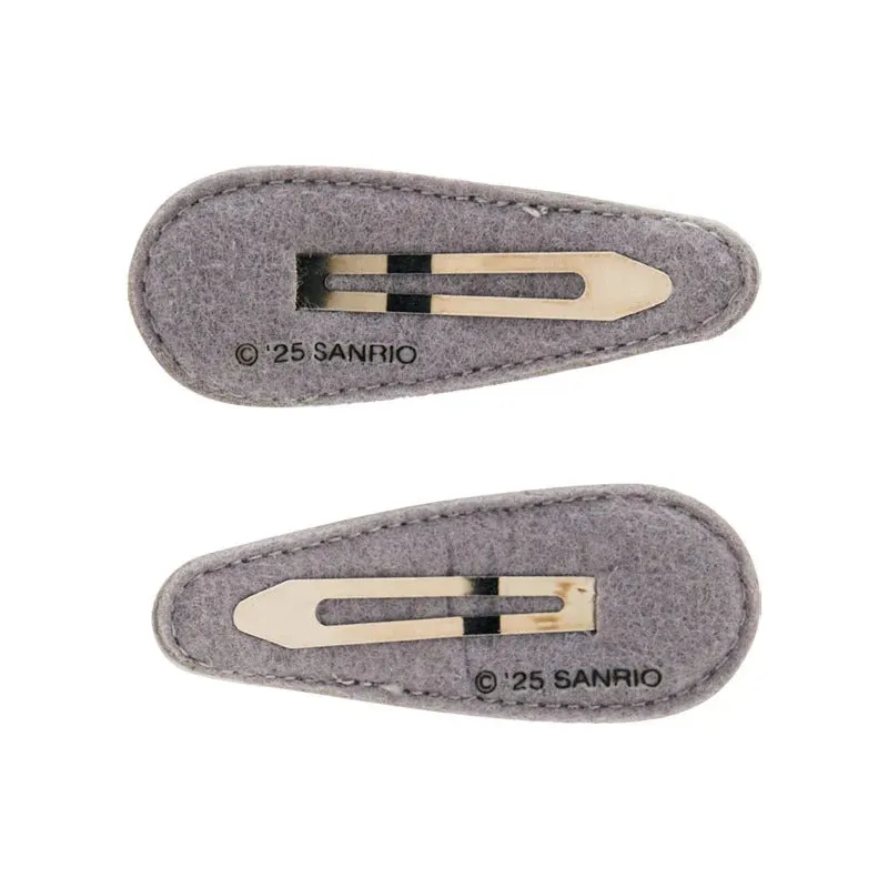 Hello Kitty 2-pc Quilted Hair Clip Set (Silver) sold by Sanrio product image thumbnail 2