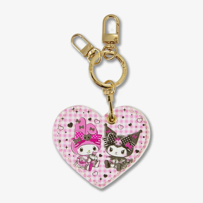 My Melody 20th & Kuromi 50th Anniversary x Sonix AirTag Keychain sold by Sanrio