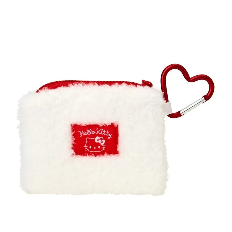 Hello Kitty Fuzzy Mini Zipper Pouch sold by Sanrio product image thumbnail 3