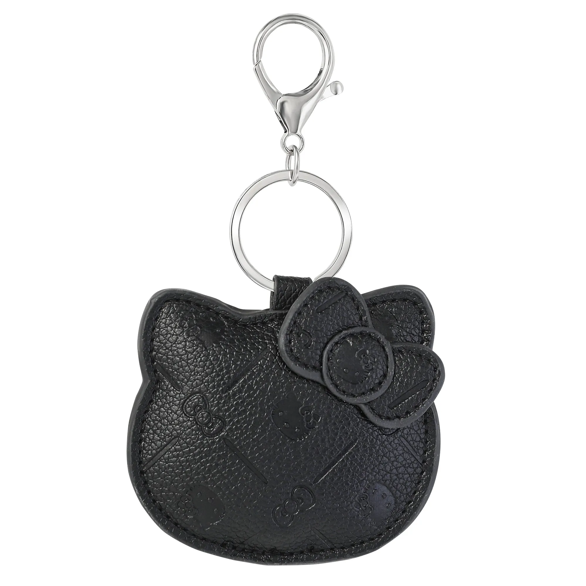 Hello Kitty Debossed Keychain (Black) sold by Sanrio