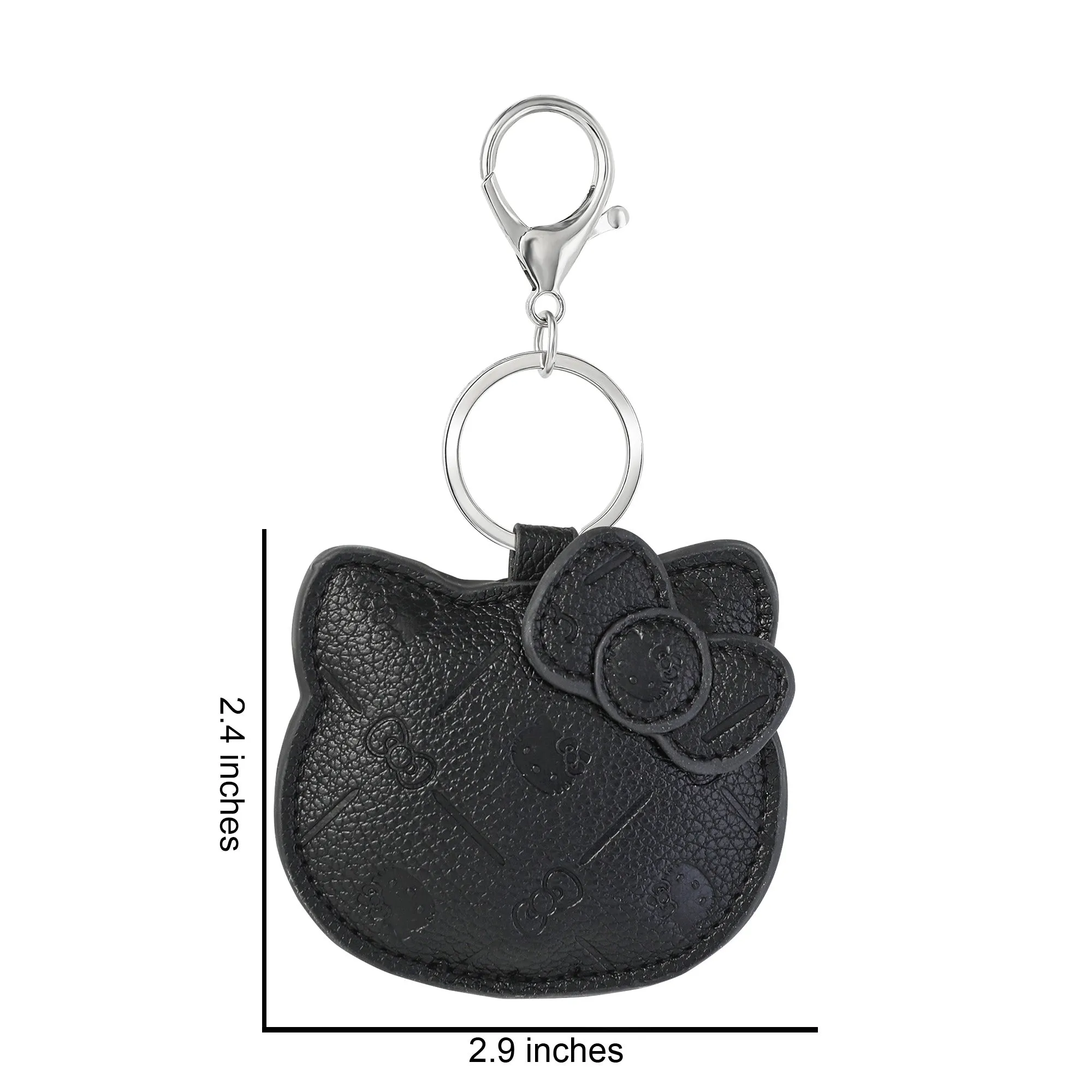 Hello Kitty Debossed Keychain (Black) sold by Sanrio product image thumbnail 5