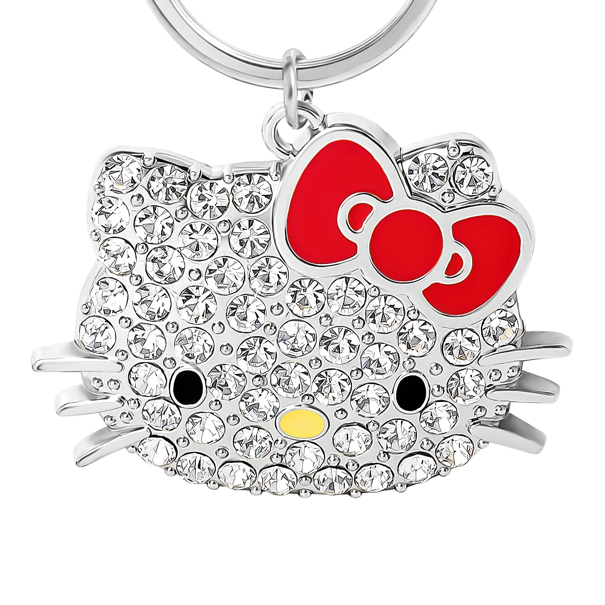Hello Kitty Face Pave 3D Bling Keychain (Red) sold by Sanrio product image thumbnail 5