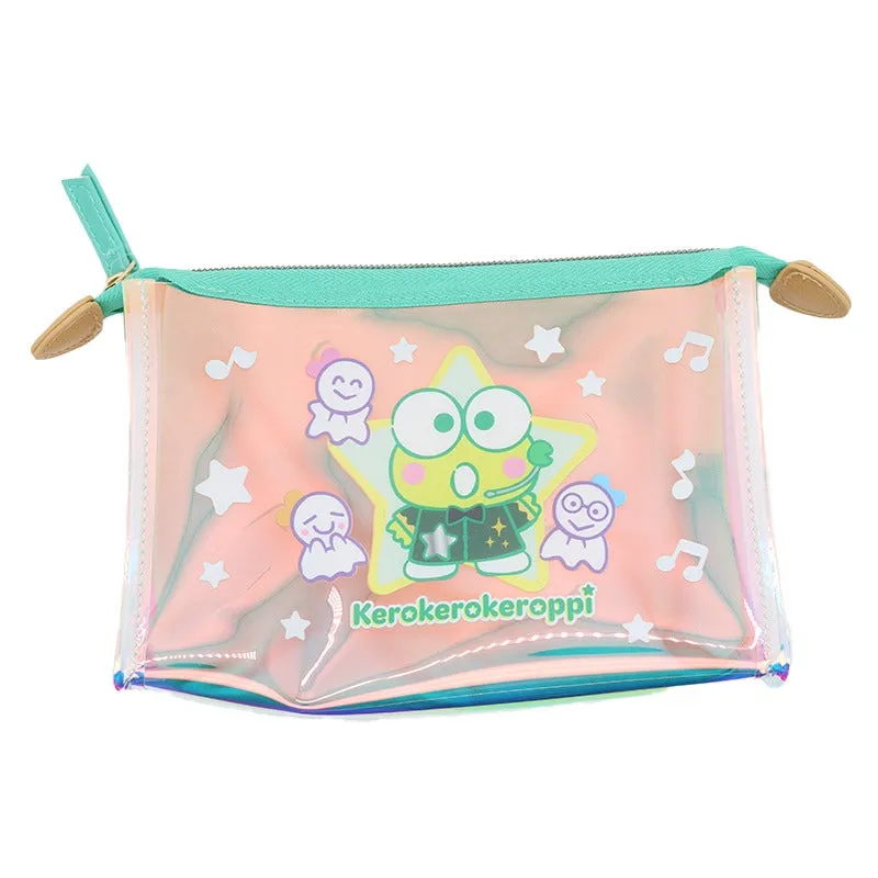 Keroppi Mini Zipper Pouch (Go Green Fandom Series) made by Sanrio