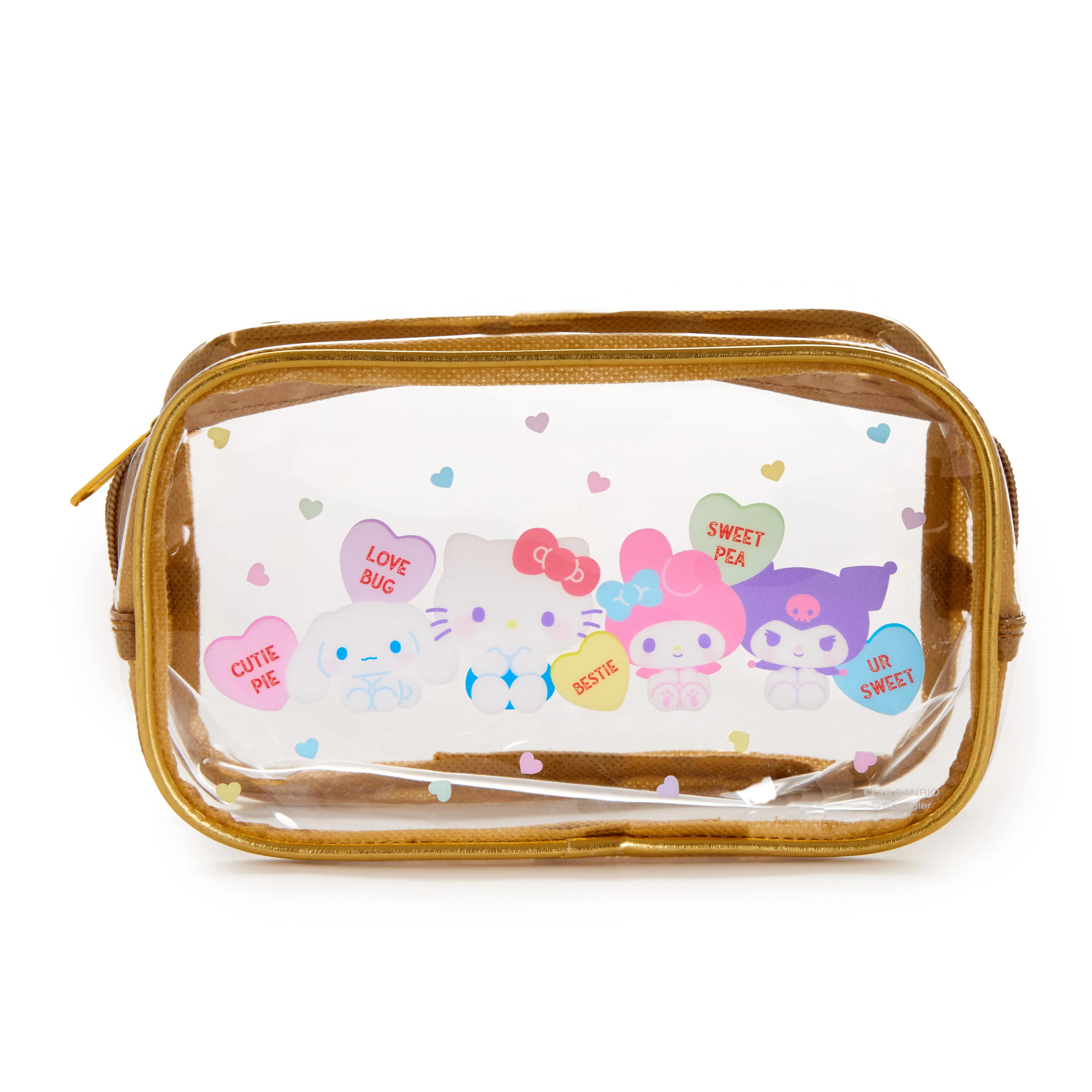 Hello Kitty and Friends x Sweethearts Zipper Pouch sold by Sanrio