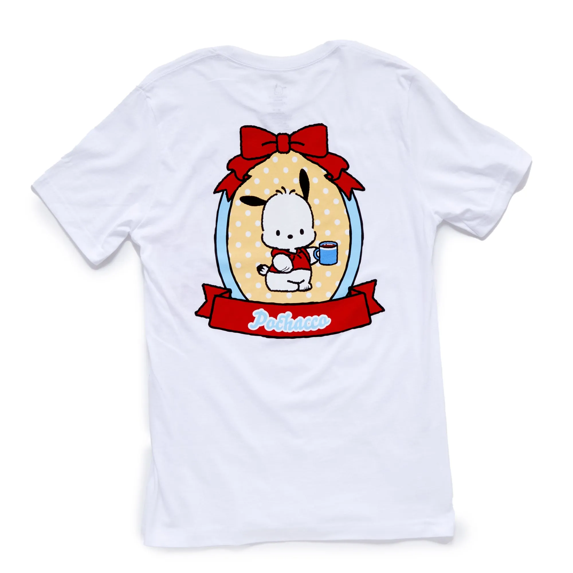 Pochacco & Pi-Chan Adult Tee (White) sold by Sanrio product image thumbnail 2