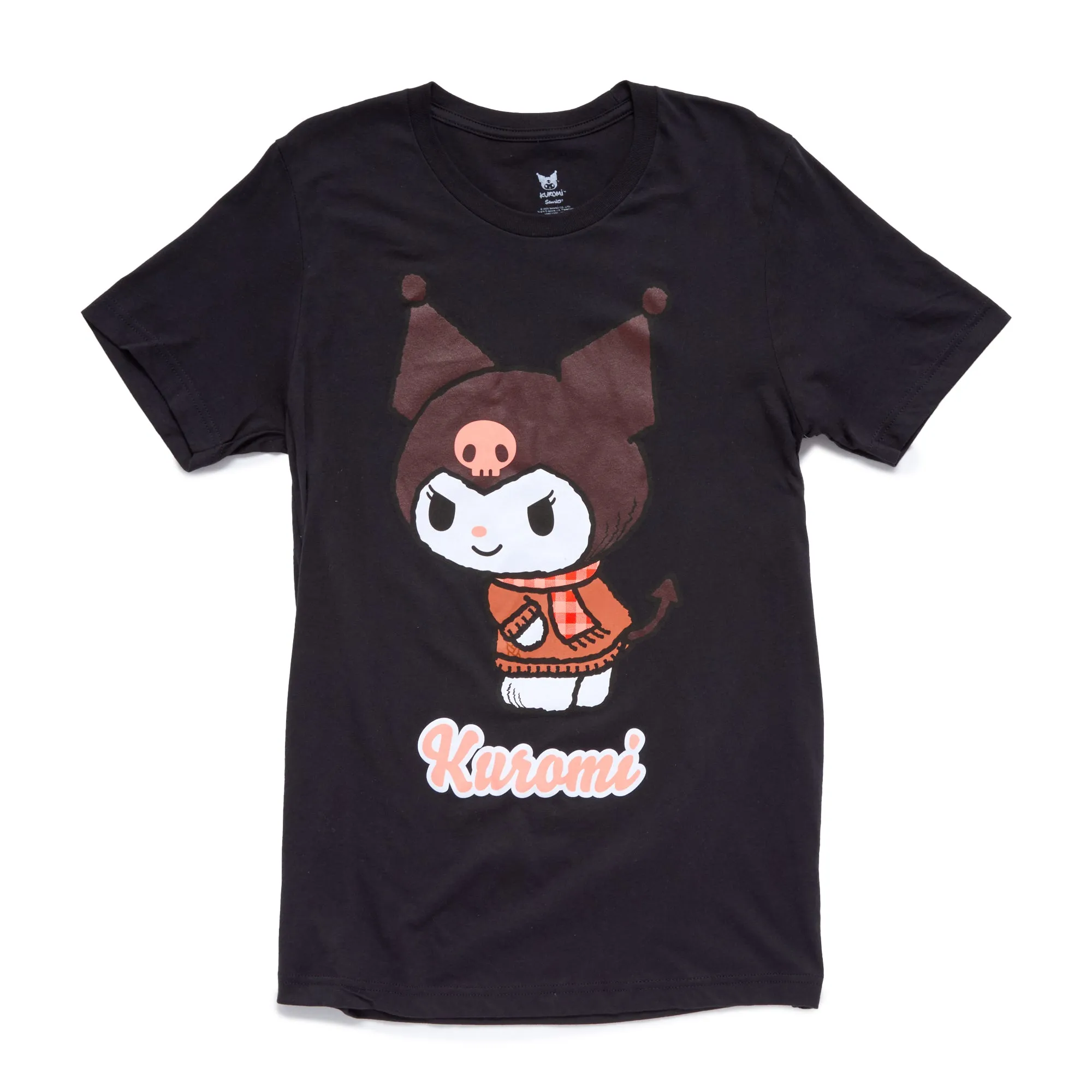 Kuromi Adult Cozy Tee (Black) sold by Sanrio
