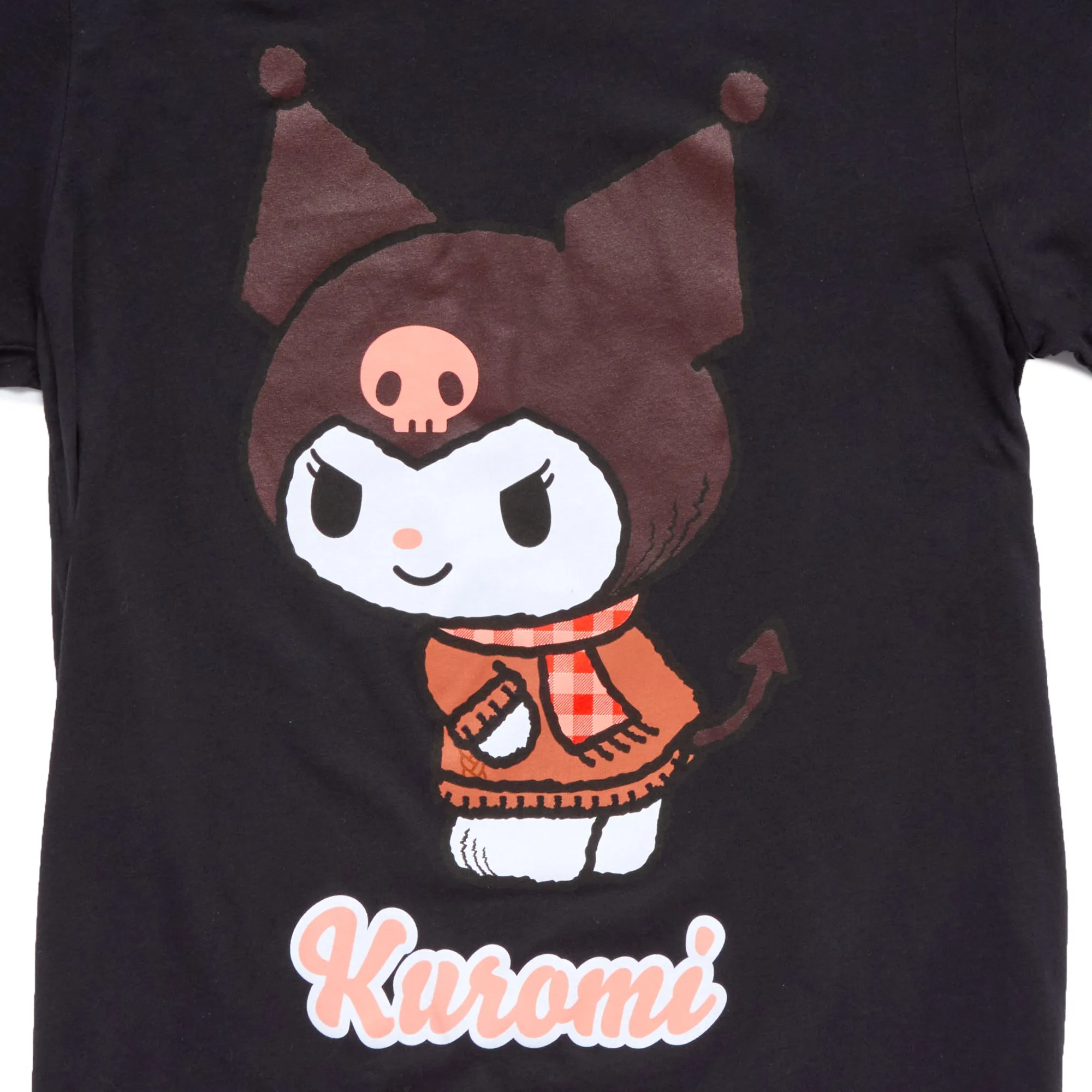 Kuromi Adult Cozy Tee (Black) sold by Sanrio product image thumbnail 2