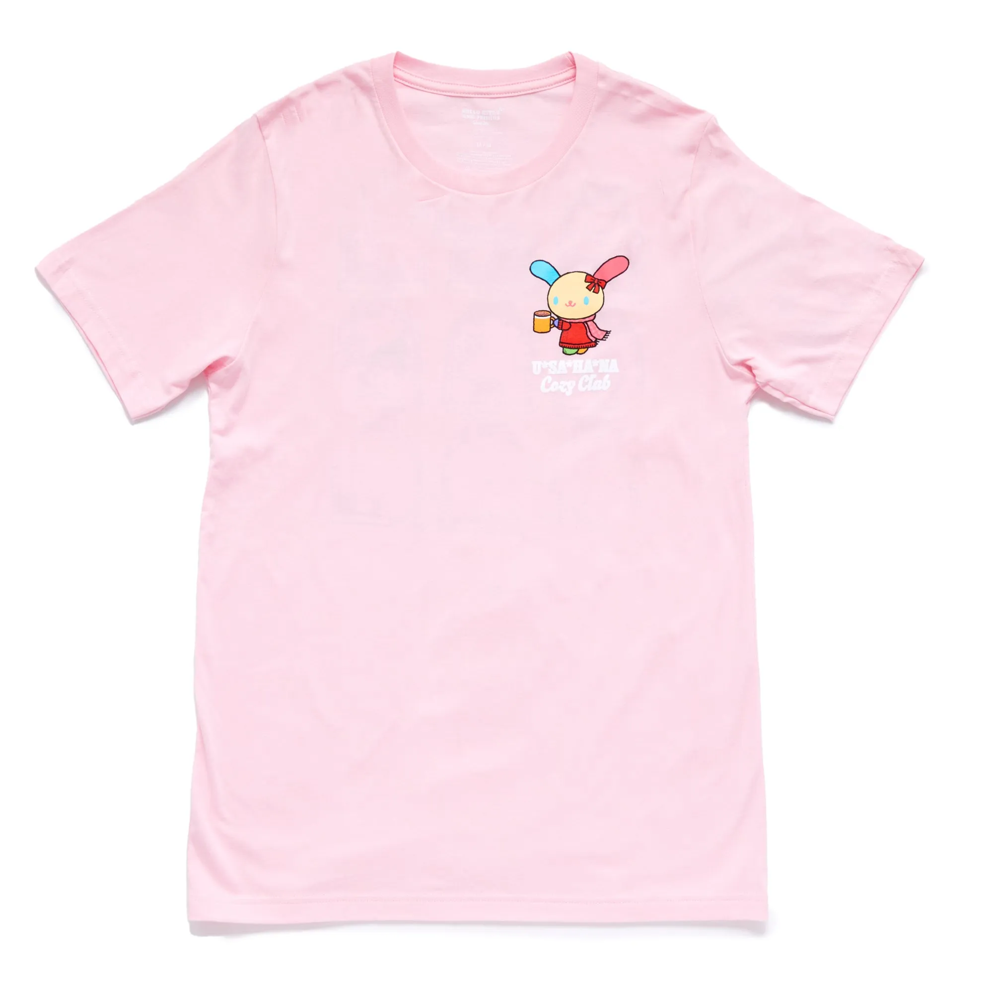 U*SA*HA*NA Adult Cozy Club Tee (Pink) sold by Sanrio