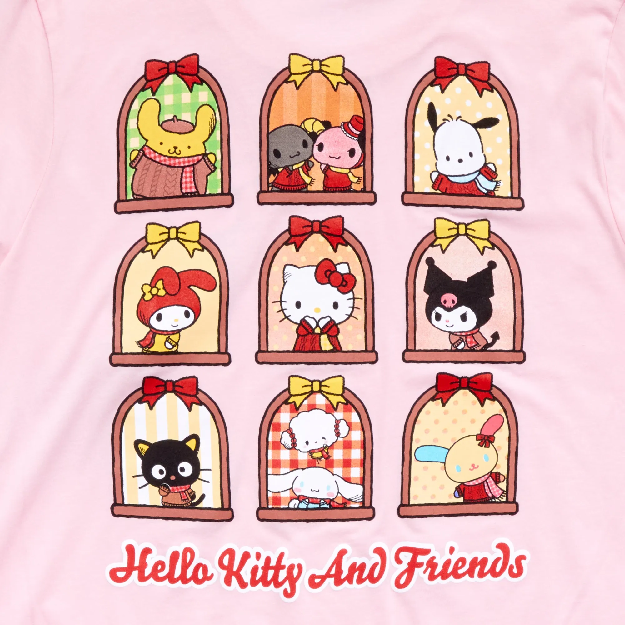 U*SA*HA*NA Adult Cozy Club Tee (Pink) sold by Sanrio product image thumbnail 2