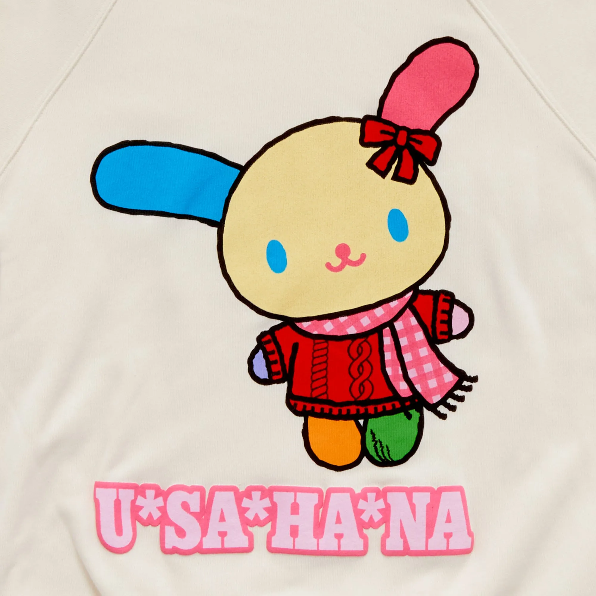 U*SA*HA*NA Adult Cozy Crewneck (Ivory) sold by Sanrio product image thumbnail 2