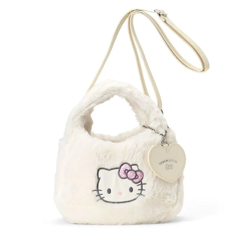 Hello Kitty Plush Boa Crossbody Bag sold by Sanrio