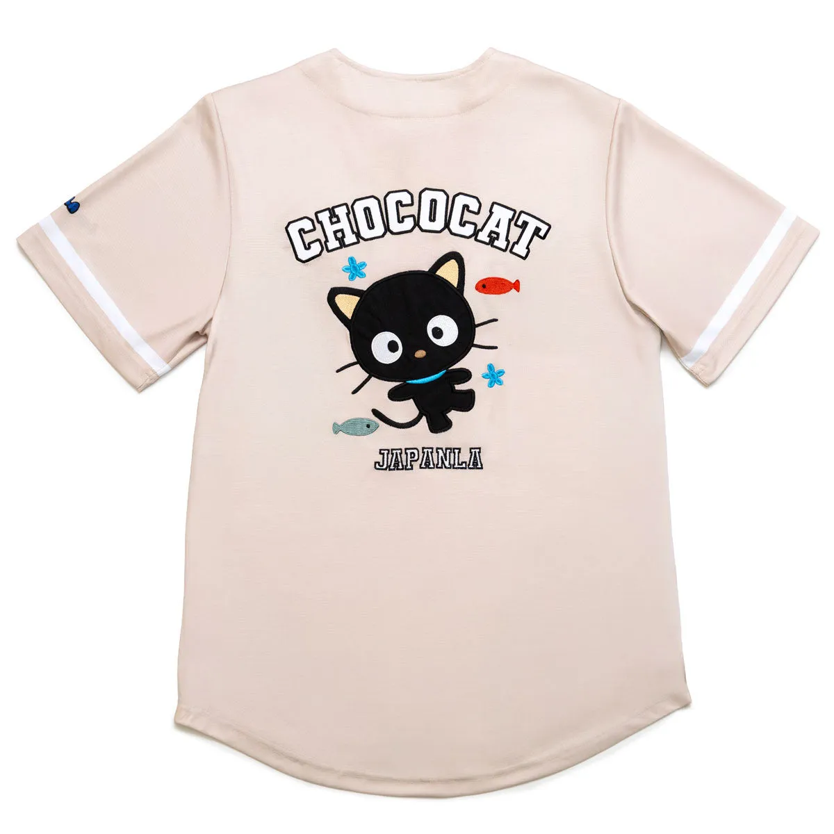 Chococat x JapanLA Baseball Jersey (Beige) sold by Sanrio