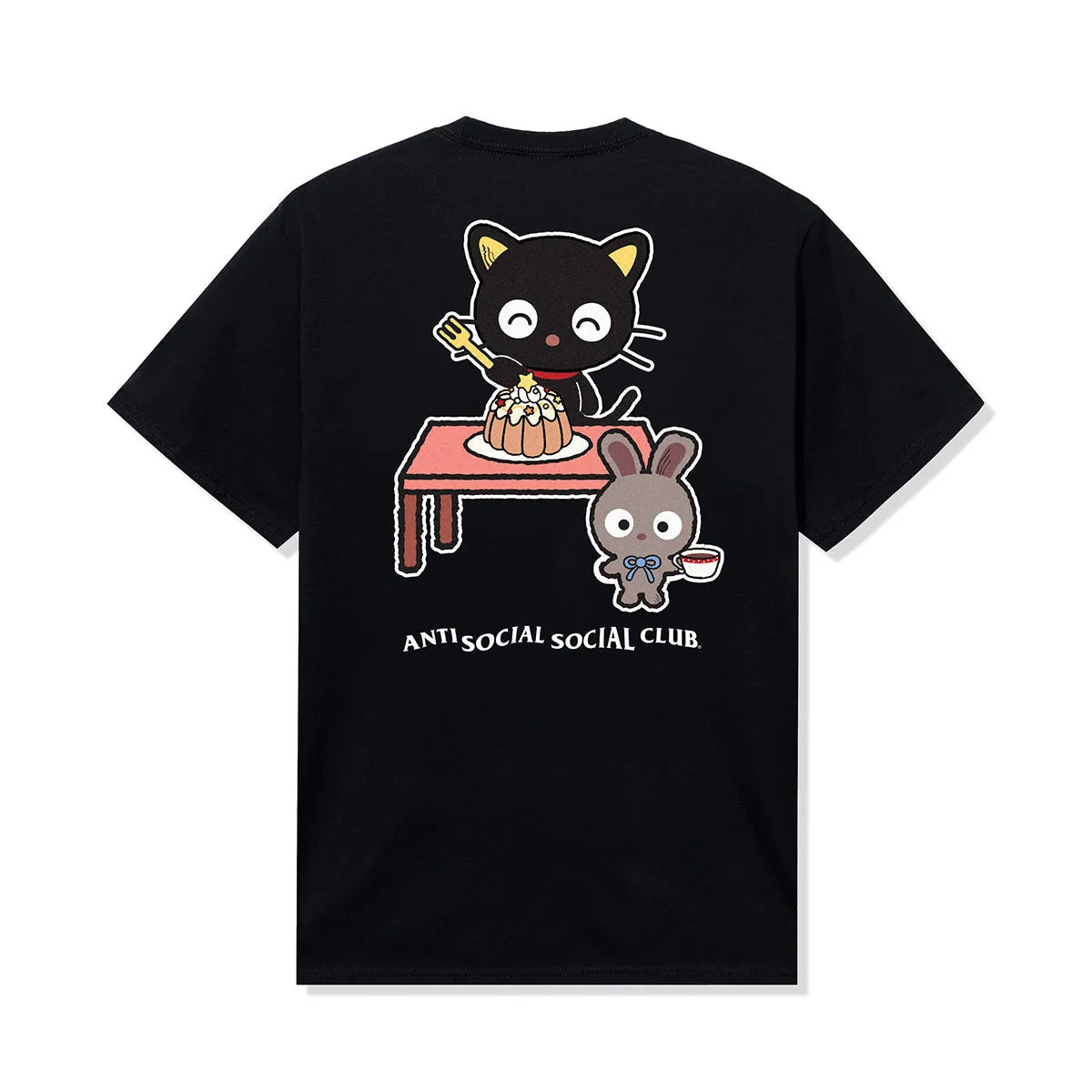 Anti Social Social Club x Chococat Tee (Black) sold by Sanrio
