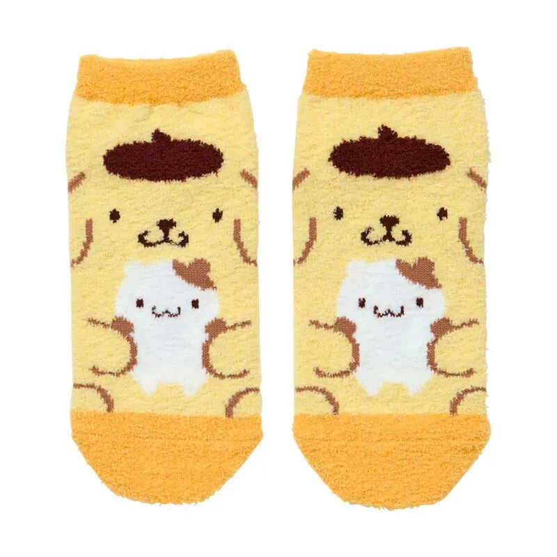 Pompompurin Tucked-In Cozy Ankle Socks sold by Sanrio