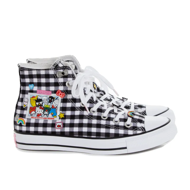 Converse x Hello Kitty And Friends Chuck Taylor All Star Picnic Hi-Top Sneaker (Adult - Black) made by Converse
