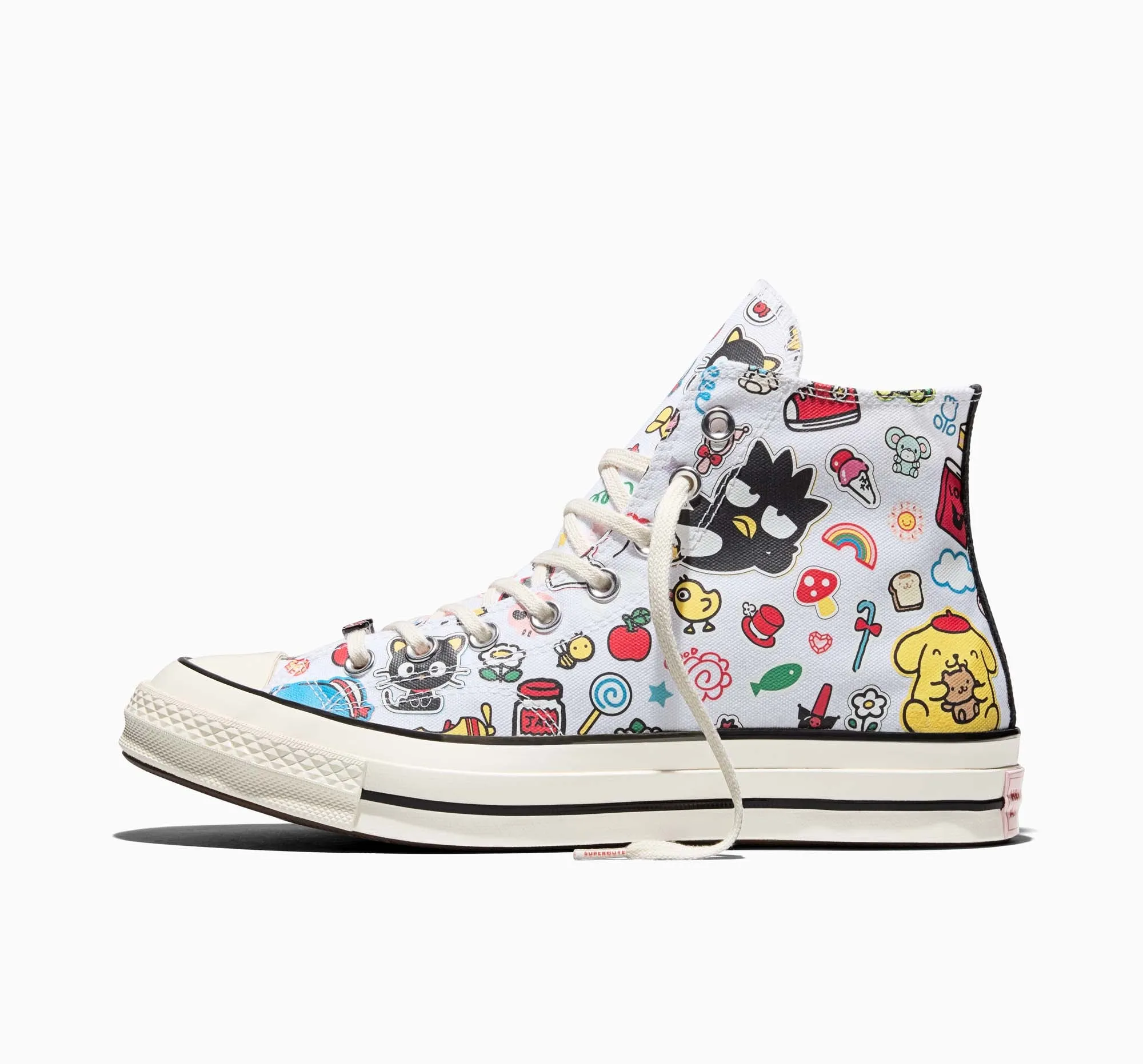Converse x Hello Kitty and Friends Chuck 70 Hi-Top Stickers Sneaker (Adult - White) sold by Sanrio product image thumbnail 5