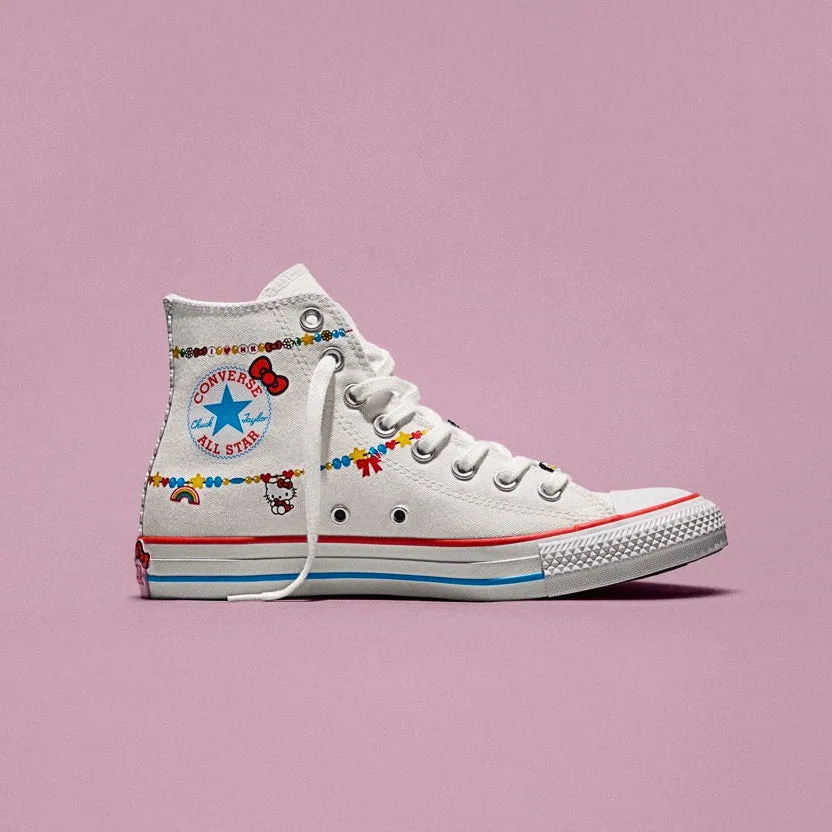 Converse x Hello Kitty Chuck Taylor All Star Charmed Hi-Top Sneaker (Adult - White) sold by Sanrio product image thumbnail 4