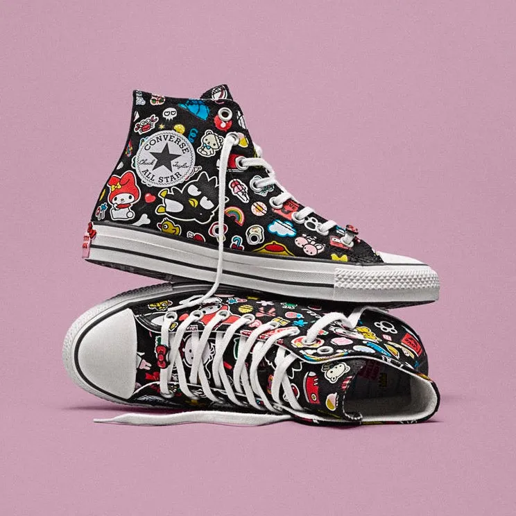 Converse x Hello Kitty and Friends Chuck Taylor All Star Hi-Top Sneaker (Adult - Black) sold by Sanrio product image thumbnail 2