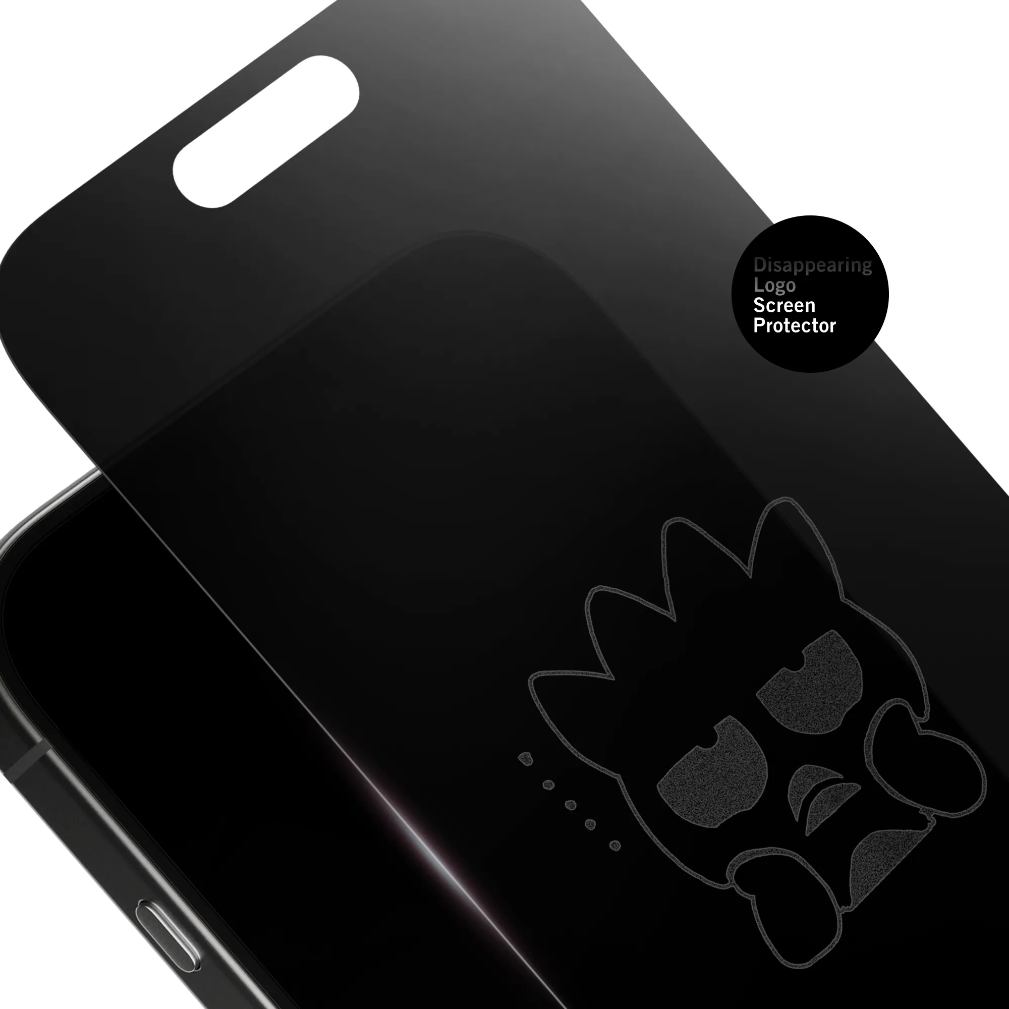 Badtz-Maru x Screen Skinz Thinking iPhone Privacy Screen Protector sold by Sanrio product image thumbnail 2