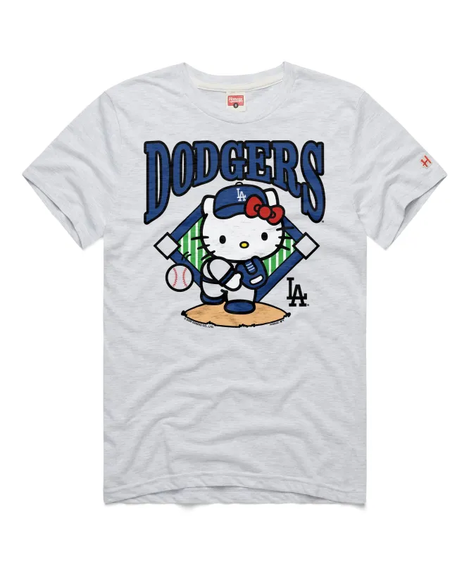 Hello Kitty x Los Angeles Dodgers First Pitch Tee (Adult - Unisex) made by Sanrio