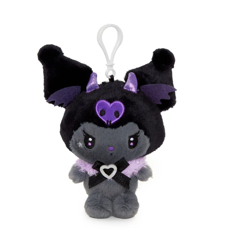 Kuromi Plush Mascot Clip (Lil' Devil) made by Sanrio