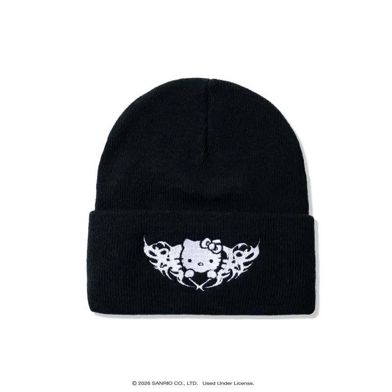 Anti Social Social Club x Hello Kitty Metal Beanie (Black) made by Anti Social Social Club