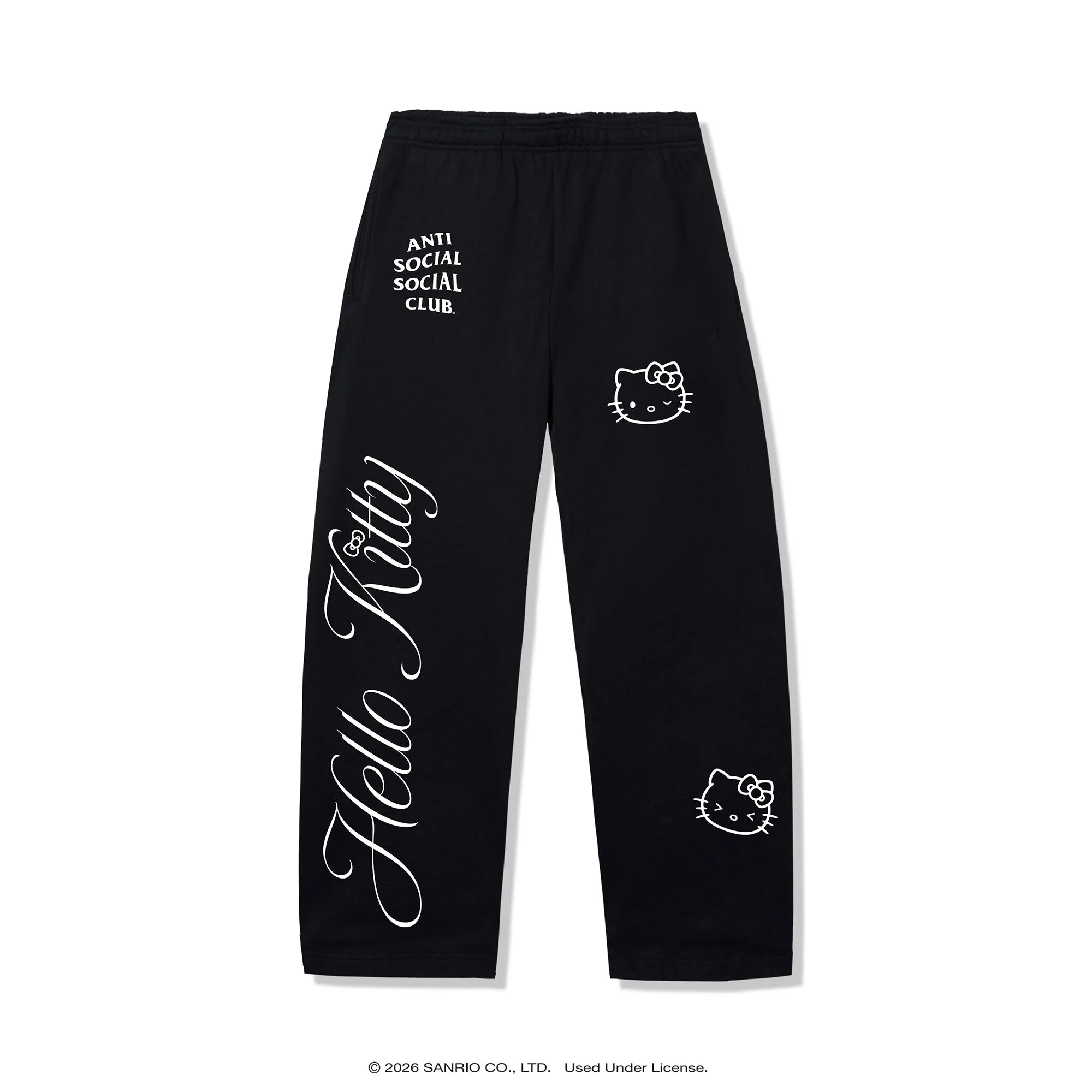 Anti Social Social Club x Hello Kitty Ethereal Sweatpant (Black) sold by Sanrio