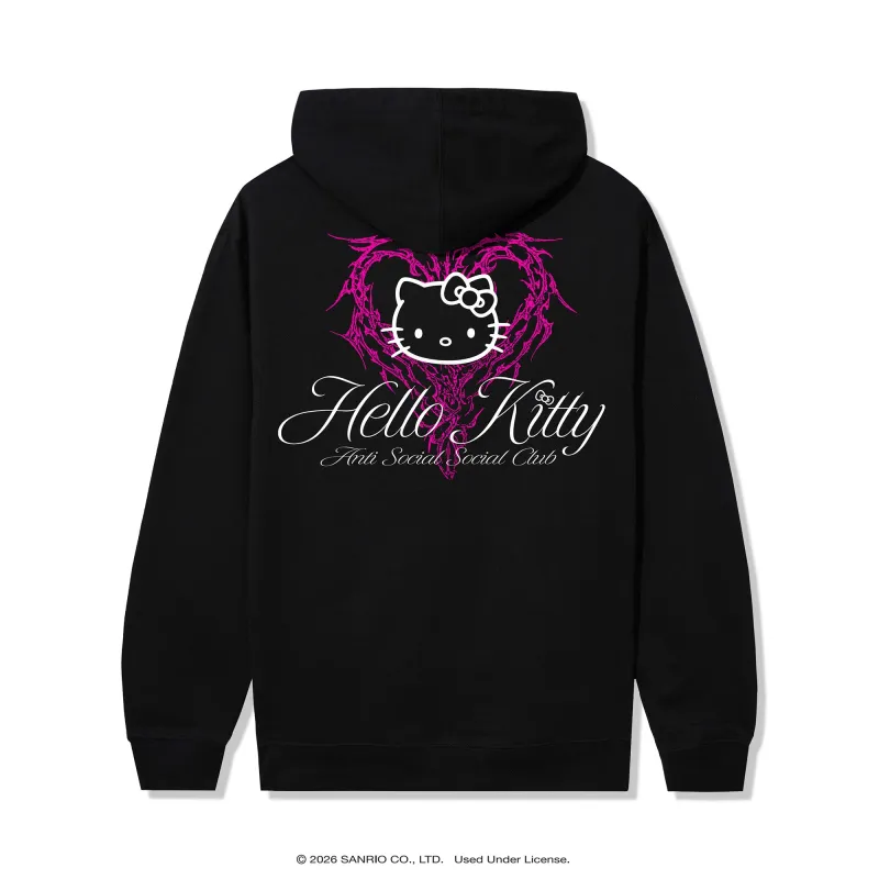Anti Social Social Club x Hello Kitty Love Hoodie (Black) made by Anti Social Social Club