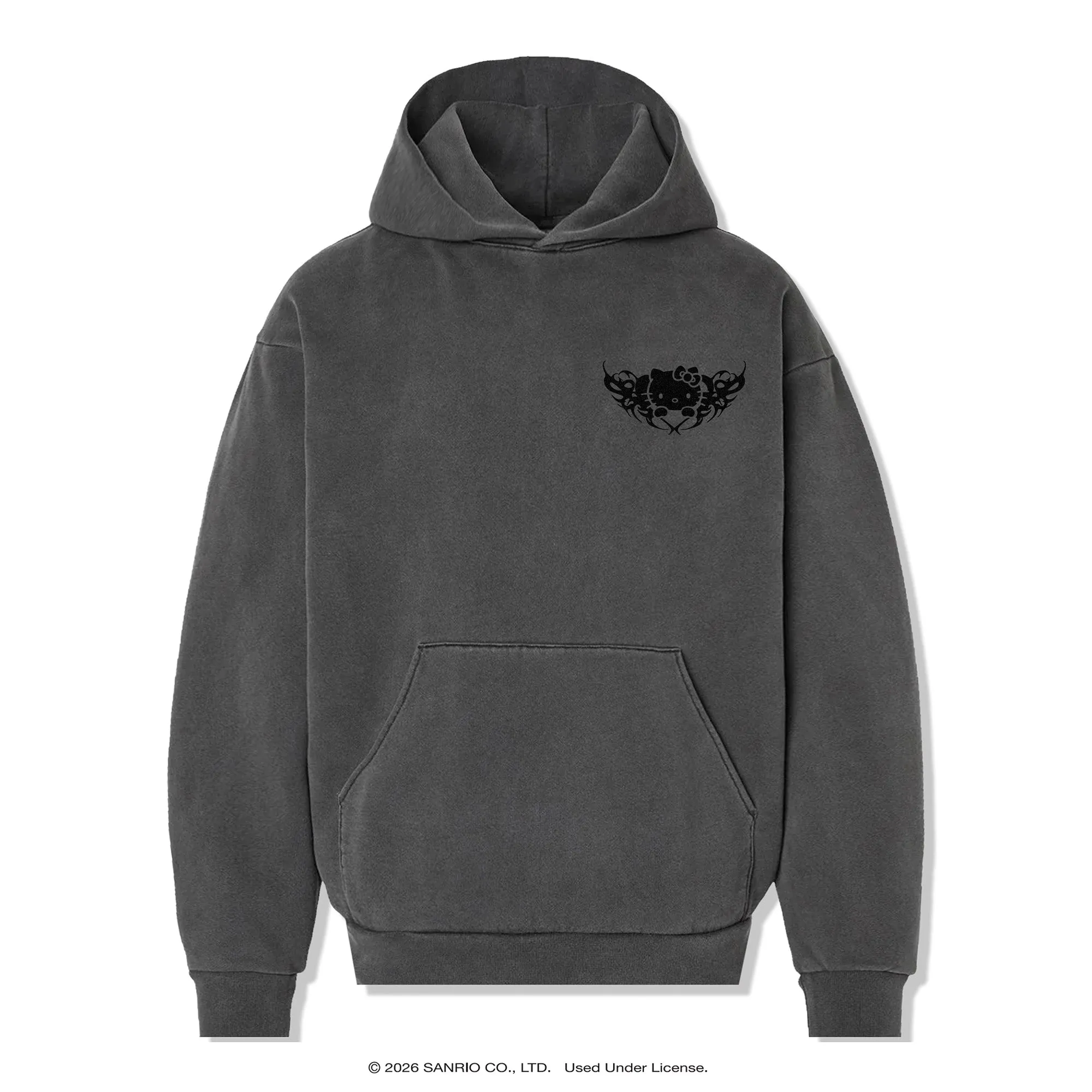 Anti Social Social Club x Hello Kitty Metal Hoodie (Grey) sold by Sanrio product image thumbnail 2