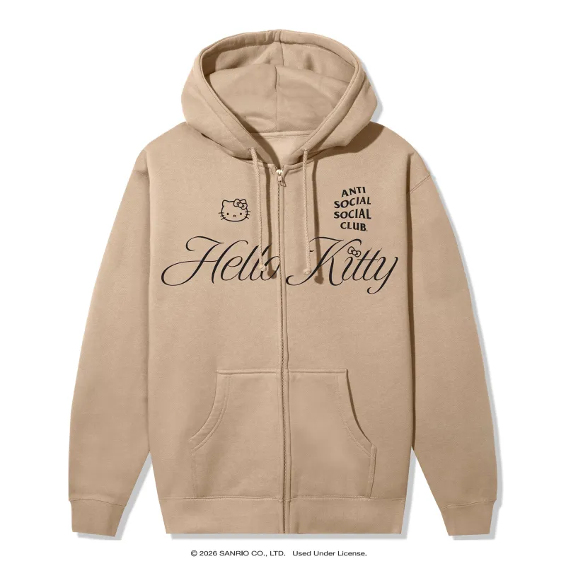 Anti Social Social Club x Hello Kitty Ethereal Zip Hoodie (Sandstone) made by Anti Social Social Club