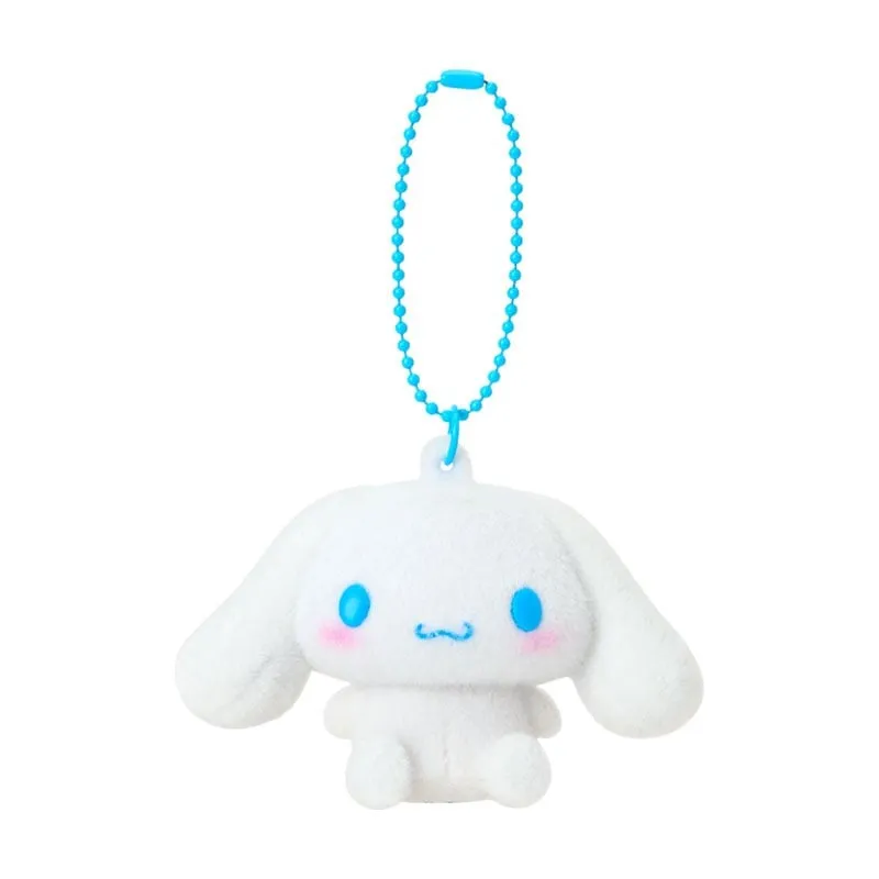 Cinnamoroll Classic Flocked Keychain Mascot made by Sanrio
