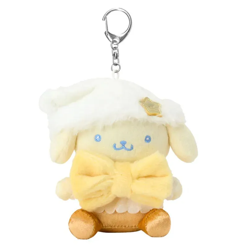 Pompompurin Plush Mascot Keychain (Twinkle Series) made by Sanrio