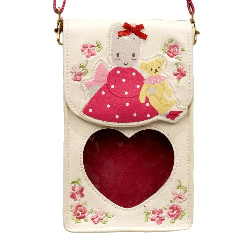 Marroncream Mini Crossbody Bag (Teddy Friend Series) sold by Sanrio