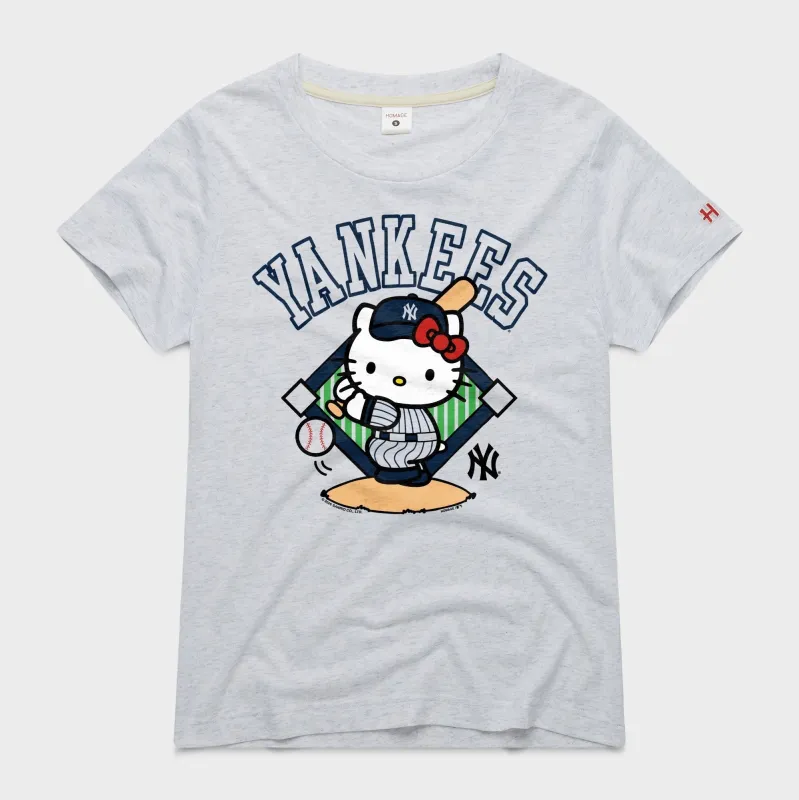 Hello Kitty x New York Yankees Swing Tee (Womens) made by HOMAGE
