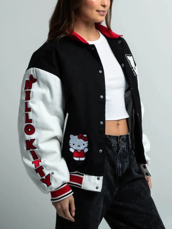 たくぴょん helloketty Hello Kitty x Dumbgood Varsity Jacket | Parallel