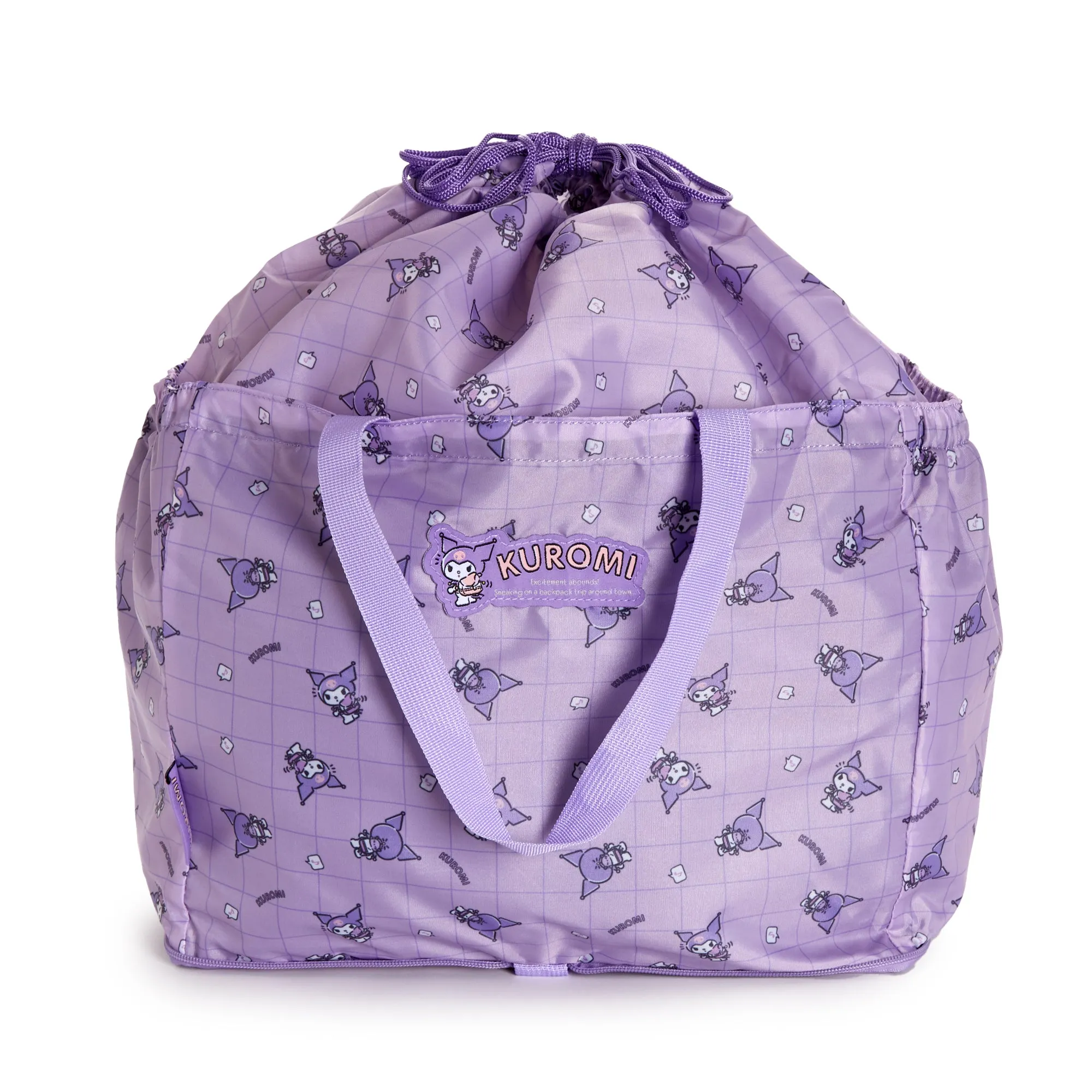 Kuromi Foldable Oversized Tote Bag sold by Sanrio product image thumbnail 3