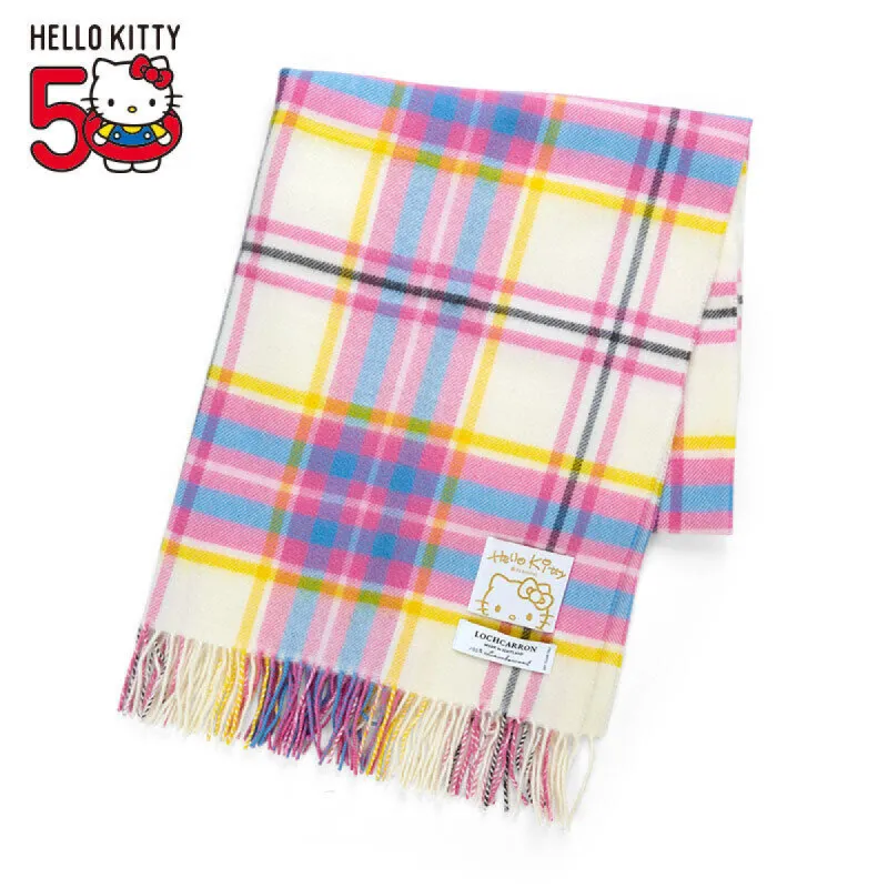 Hello Kitty Wool Scarf (Premium Dress Tartan Series) made by Sanrio