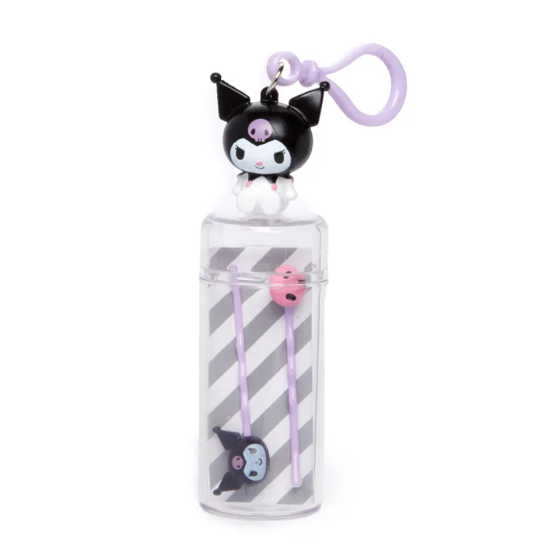 Kuromi Bobby Pins with Carrying Case sold by Sanrio