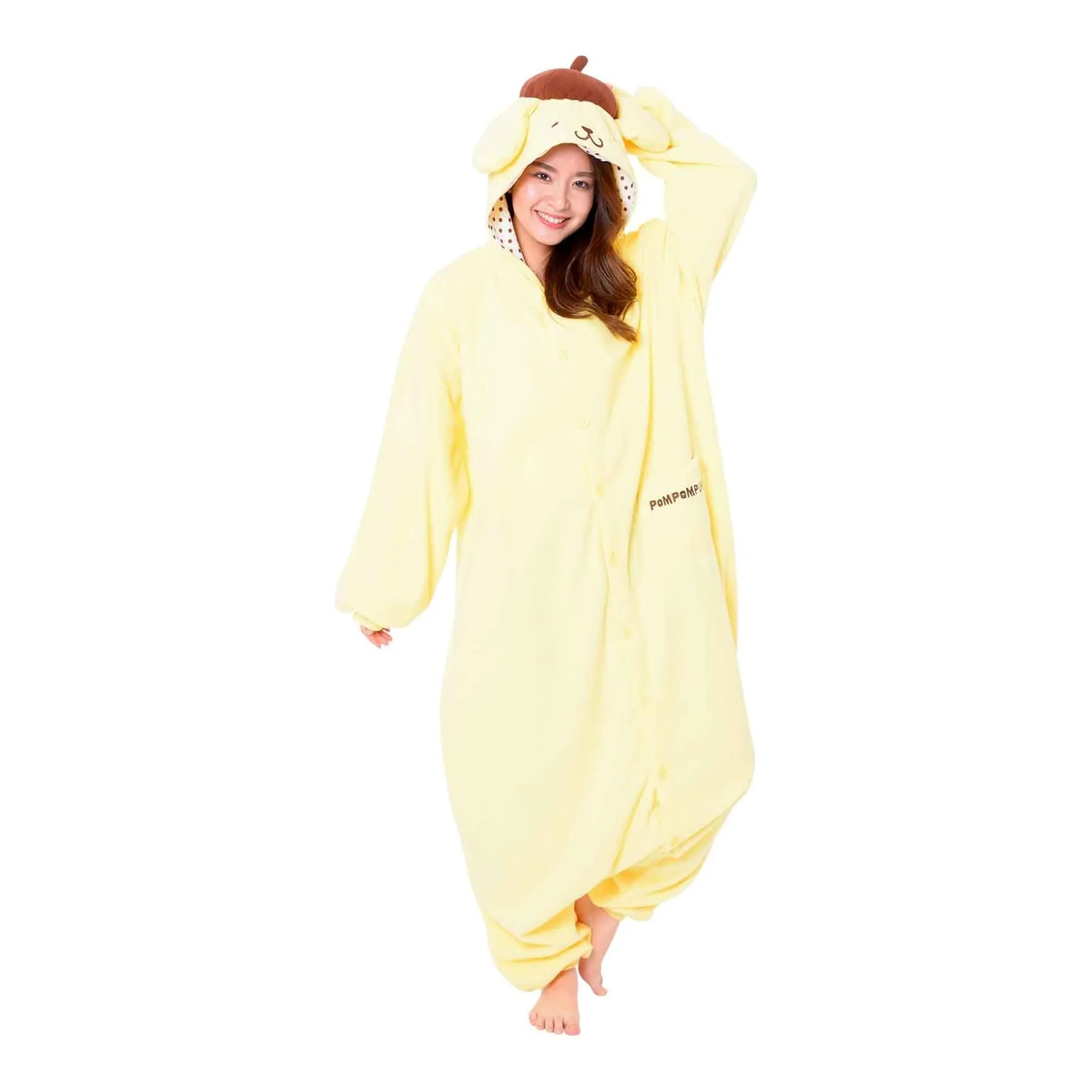Pompompurin Kigurumi Onesie (XL) sold by Sanrio
