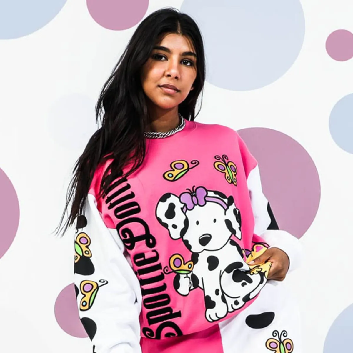 【CPGN STUDIO】DTP Fruits bloom Sweatshirt GoGoBloom Color Logo Unisex Sweatshirt