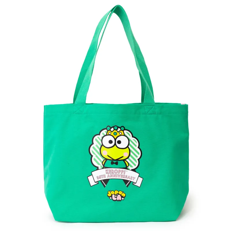 Keroppi x JapanLA 35th Anniversary Tote Bag sold by Sanrio