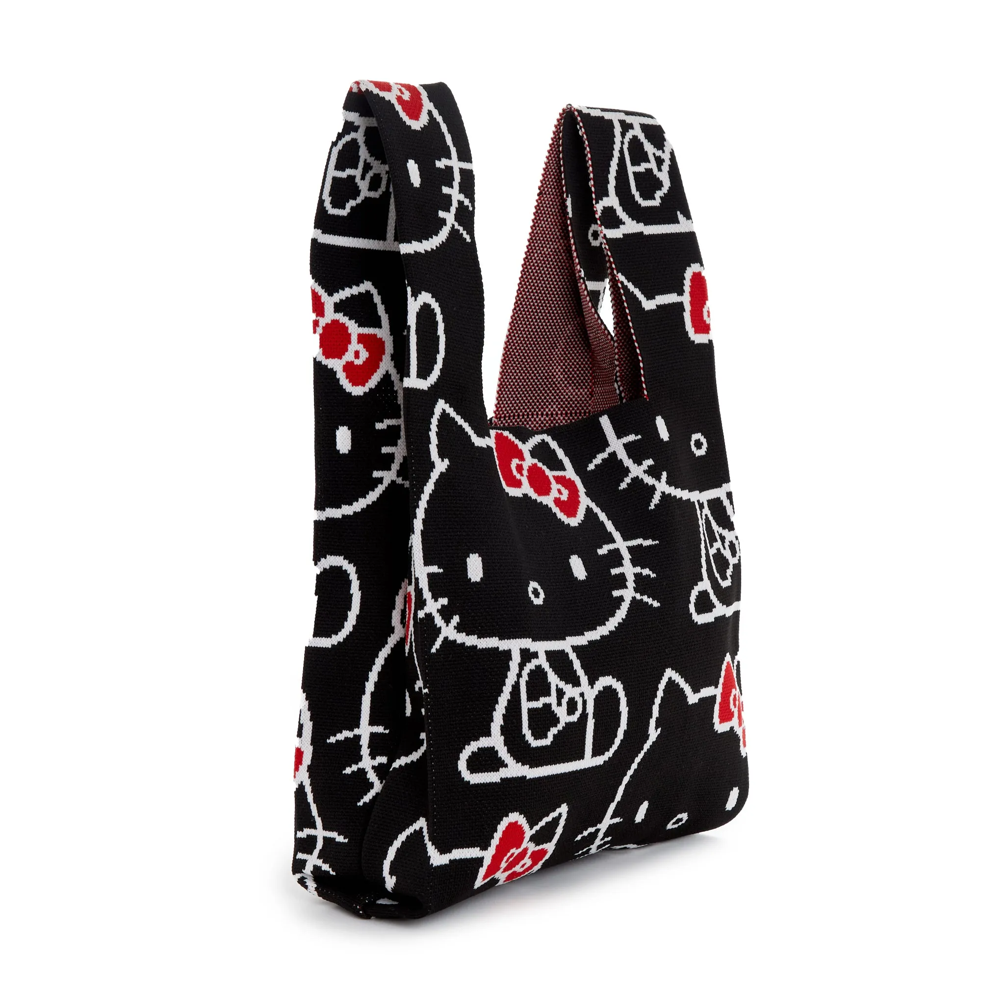 Hello Kitty Knit Shopper Bag (Black) sold by Sanrio product image thumbnail 5