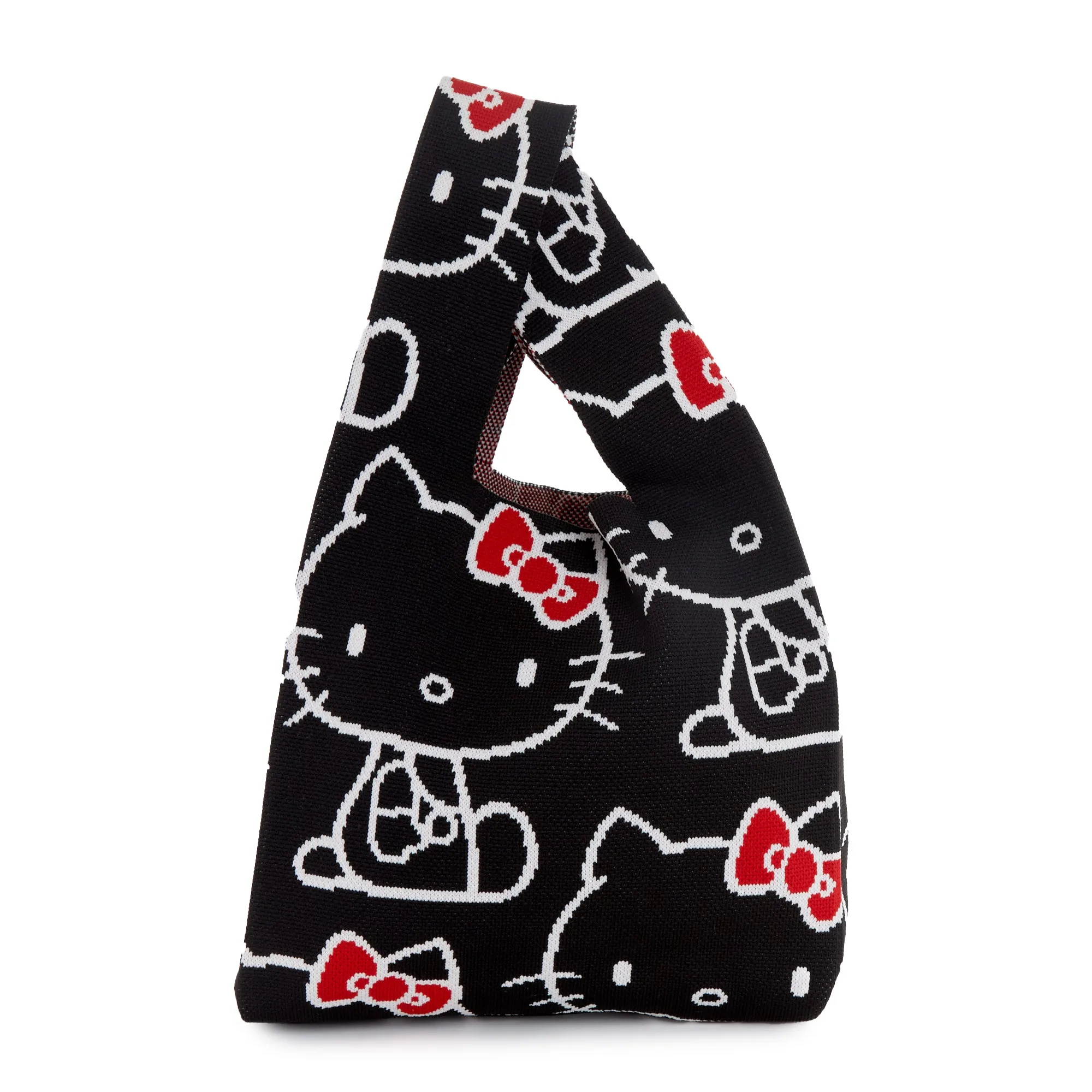 Hello Kitty Knit Shopper Bag (Black) sold by Sanrio product image thumbnail 4