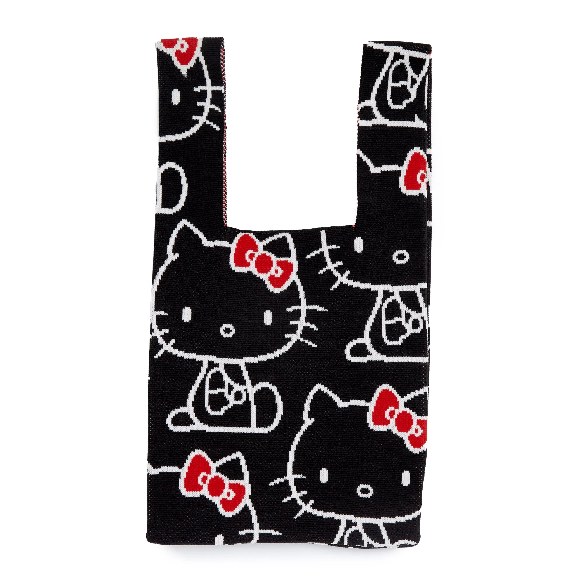 Hello Kitty Knit Shopper Bag (Black) sold by Sanrio product image thumbnail 3