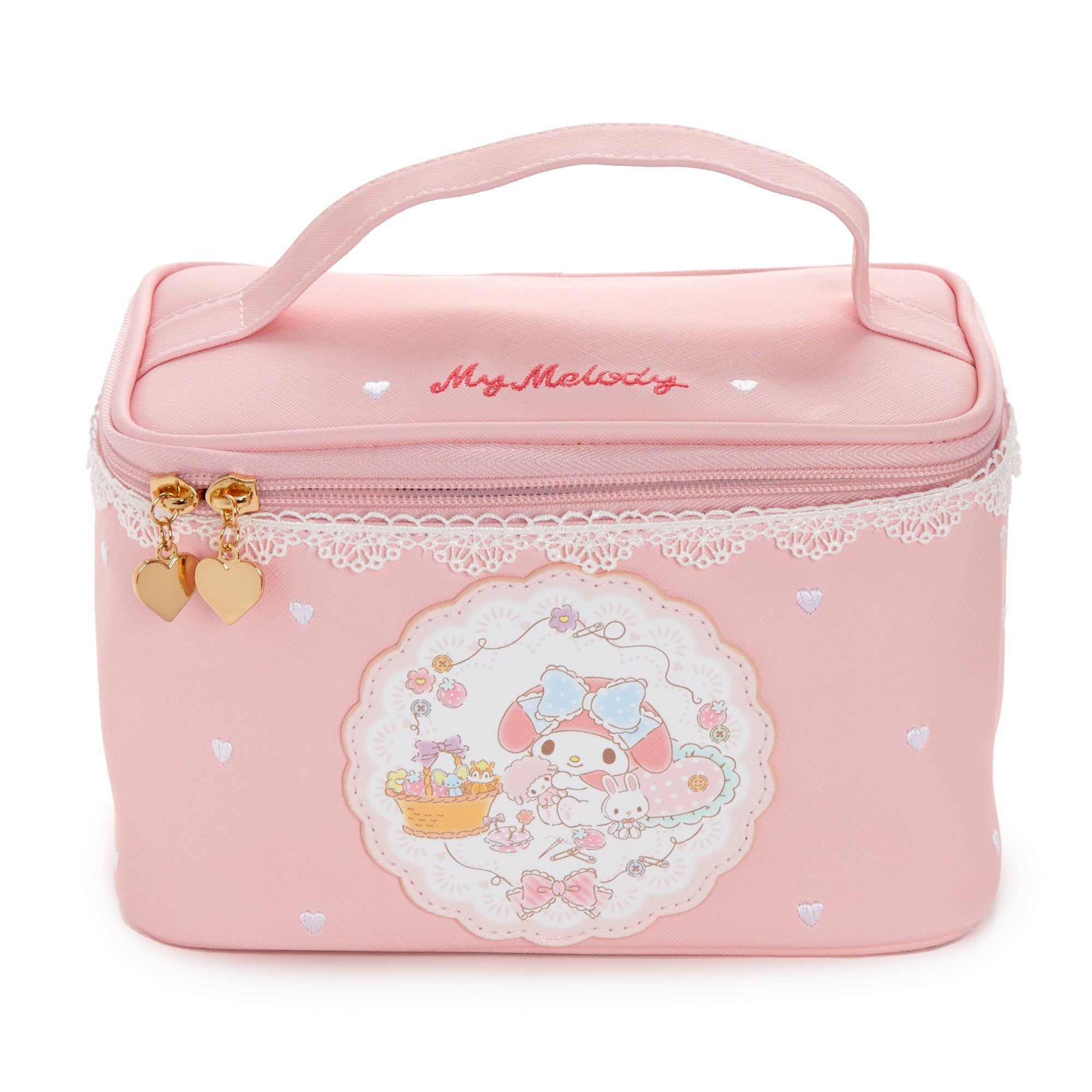 My Melody Cosmetic Pouch (Stitch and Lace Series) sold by Sanrio