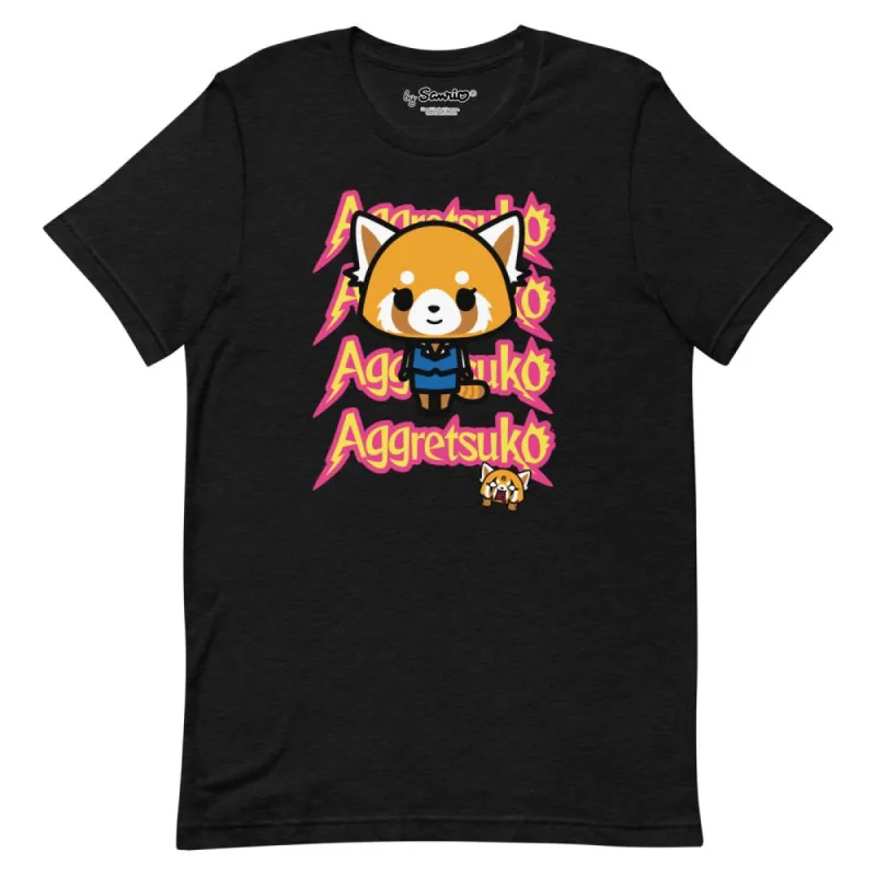 Aggretsuko Watashi Wa T-Shirt made by Sanrio