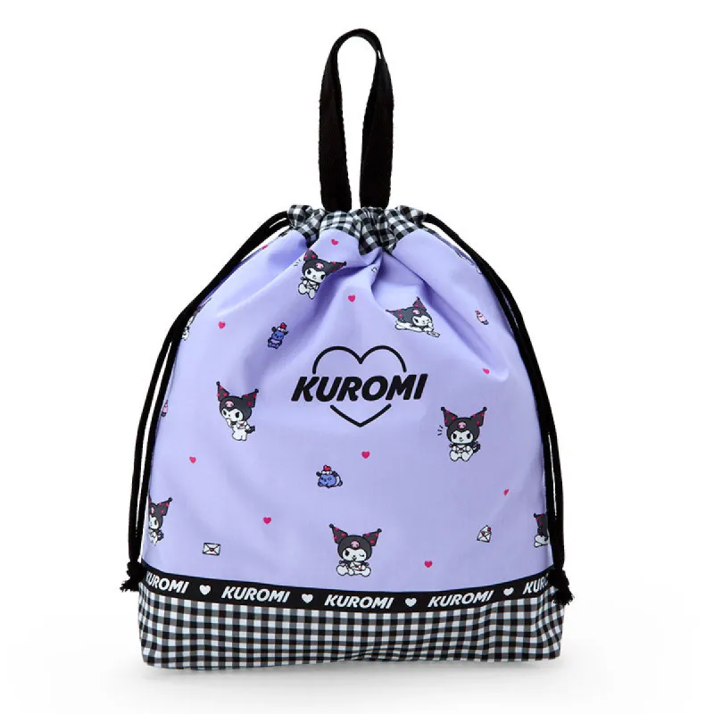 Kuromi Drawstring Travel Bag sold by Sanrio