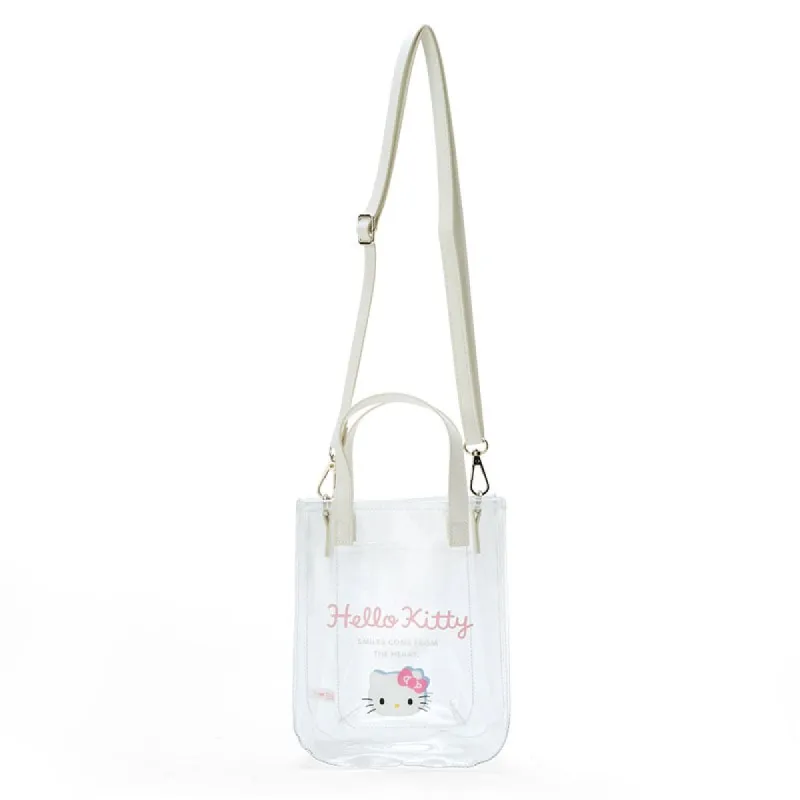 Hello Kitty Clear 2-Way Mini Tote sold by Sanrio